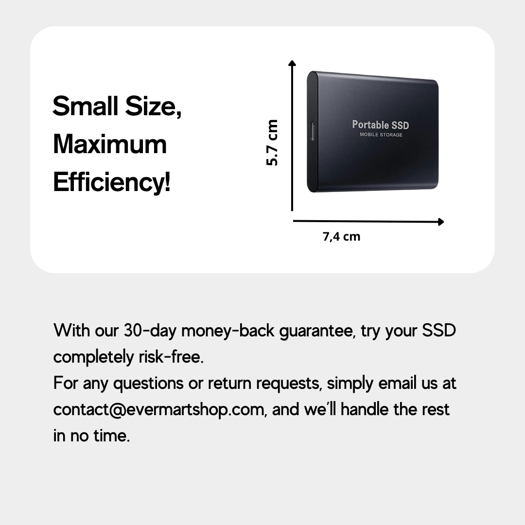 Fast External Hard Drive SSD - 500GB to 64TB - Portable