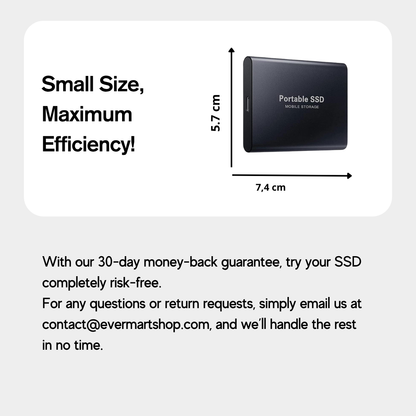 Fast External Hard Drive SSD - 500GB to 64TB - Portable